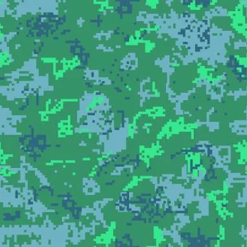 Seamless camouflage pattern Stock Illustration