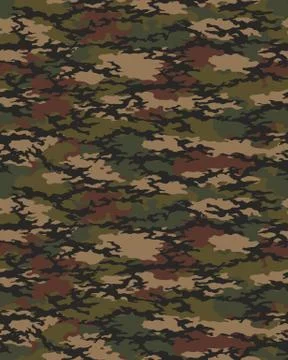 Seamless camouflage pattern Stock Illustration