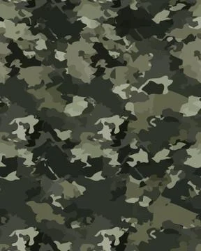 Seamless  camouflage pattern Stock Illustration
