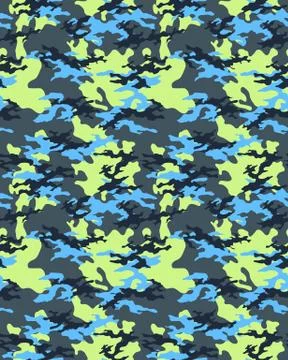 Seamless  camouflage pattern Stock Illustration