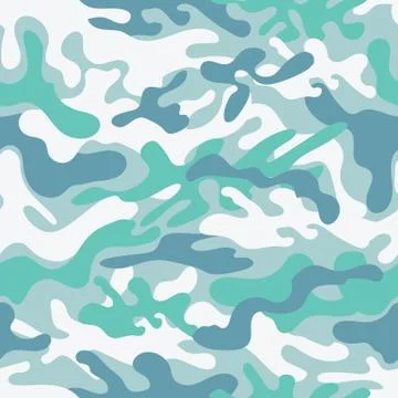 Seamless camouflage pattern Stock Illustration