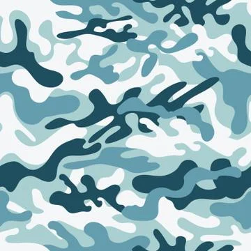 Seamless camouflage pattern Stock Illustration