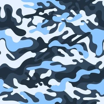 Seamless camouflage pattern Stock Illustration
