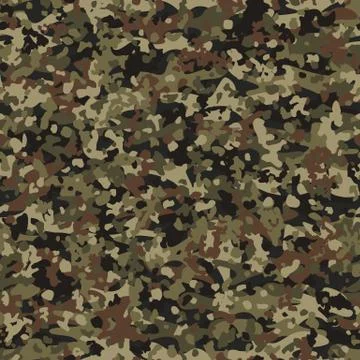 Seamless camouflage pattern. Khaki texture, vector illustration 스톡 일러스트