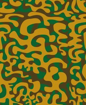 Seamless camouflage vector pattern, army,soldier print illustration,military Stock Illustration