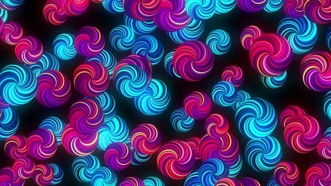 Seamless candy background Stock Footage 72221296