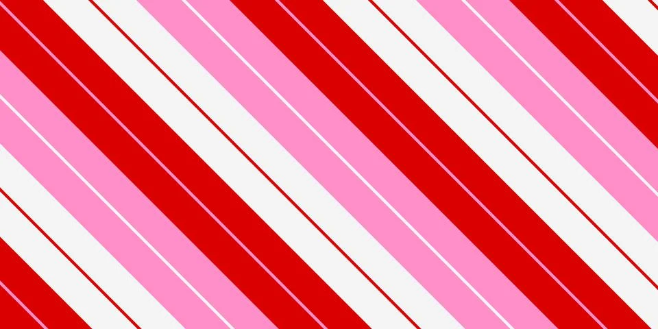 Seamless Candy Cane Pattern for Holiday Packaging and Decor Stock Illustration