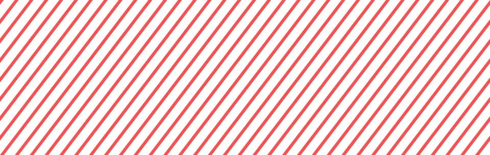 Seamless candy stripe pattern with diagonal red and white lines. Cane pattern Stock Illustration