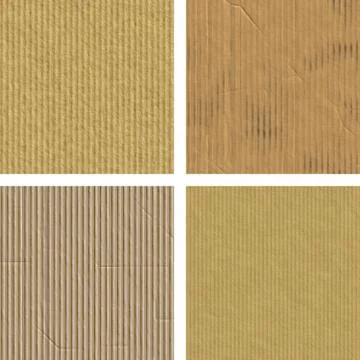 Seamless cardboard texture Stock Illustration