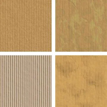 Seamless cardboard texture Stock Illustration
