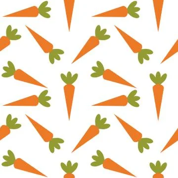 Seamless Carrots Stock Illustration