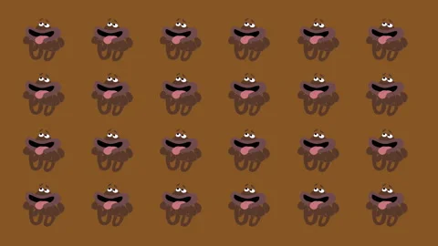 Seamless cartoon stomach bladder background  4k video. Stockbeeldmateriaal 145642049