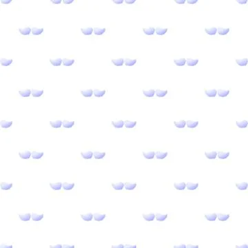 Seamless celestial angel wings pattern on white background Illustrazione stock