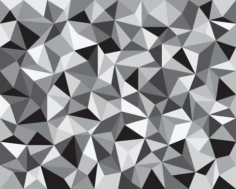 Seamless cells, gray triangles Stock Illustration