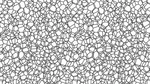 Seamless cellular structure pattern of organic shapes creating abstract geo.. Stock Illustration