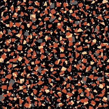 Seamless ceramic tile floor pattern. Terrazzo style tile background. Vector イラスト素材