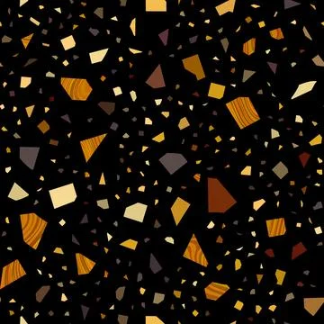 Seamless ceramic tile floor pattern. Terrazzo style tile background. Vector.. Stockillustratie