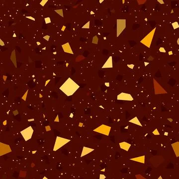 Seamless ceramic tile floor pattern. Terrazzo style tile background. Vector p Stock Illustration