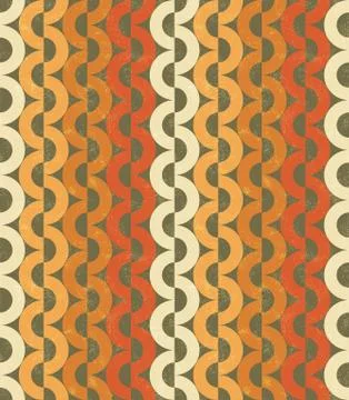 Seamless chain grange pattern Stock Illustration