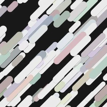 Seamless chaotic rounded diagonal stripe background pattern - vector design 스톡 일러스트
