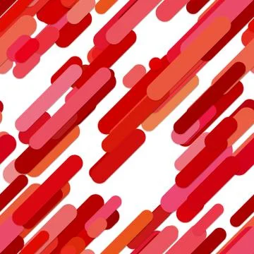 Seamless chaotic rounded diagonal stripe pattern background - Stock Illustration