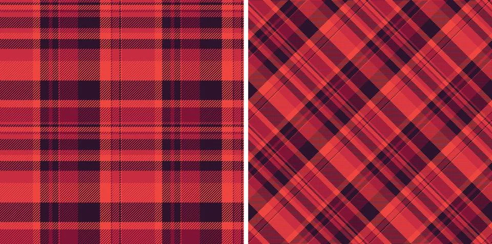 Seamless check fabric of textile background vector with a texture pattern p.. Stockillustratie