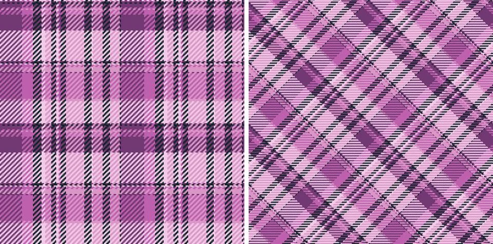 Seamless check textile of pattern fabric plaid with a vector texture backgr.. 스톡 일러스트