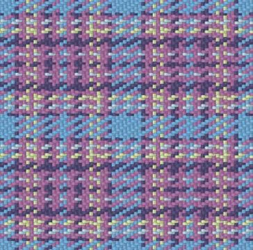 Seamless checked material pattern, tartan and plaid fabric background Stock Illustration