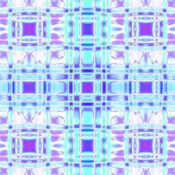 Seamless checked pattern blue purple shining Stock Illustration