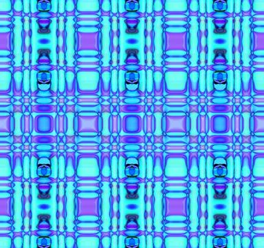 Seamless checked pattern turquoise blue purple Stock Illustration