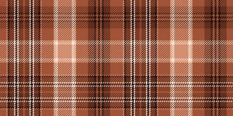 Seamless checkered fabric for fall textiles Stock Illustration