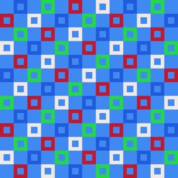 Seamless checkered linear grid pattern for Xmas, Christmas, and Happy New Yea Stock Illustration