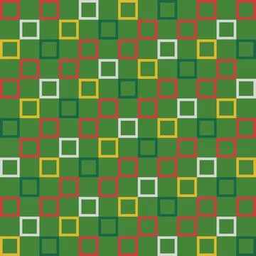 Seamless checkered linear grid pattern for Xmas, Christmas, and Happy New Yea Stockillustratie