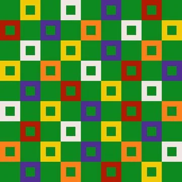 Seamless checkered linear grid pattern for Xmas, Christmas, and Happy New Yea Stock Illustration