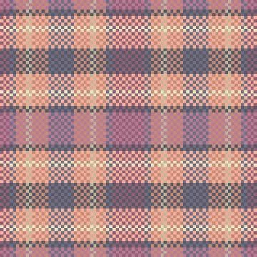 Seamless checkered pattern background. fabric texture. Vector. イラスト素材