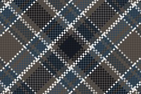 Seamless checkered pattern background. fabric texture. Vector. イラスト素材