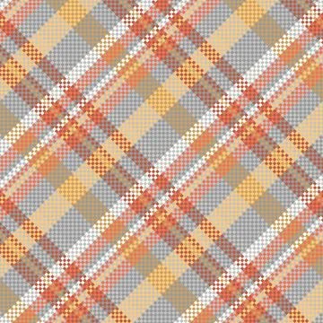 Seamless checkered pattern background. fabric texture. Vector. Stock Illustration