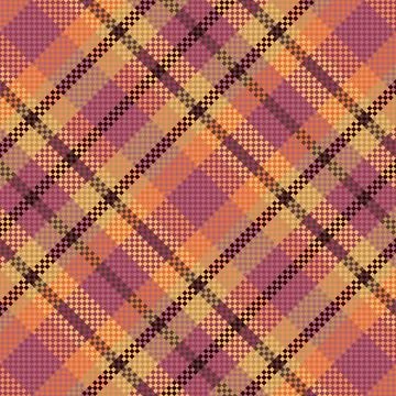 Seamless checkered pattern background. fabric texture. Stock Illustration