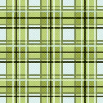 Seamless checkered pattern in green colors Stock Illustration