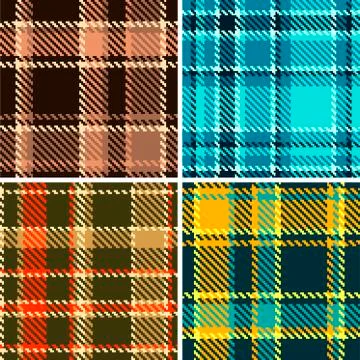 Seamless Checkered  Pattern Stock Illustration