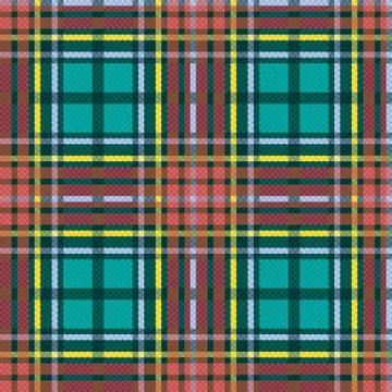 Seamless checkered pattern Illustrazione stock