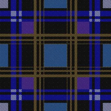 Seamless checkered pattern imitating the texture of the fabric. Stock Illustration