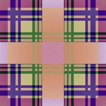 Seamless checkered pattern imitating the texture of the fabric. Stock Illustration