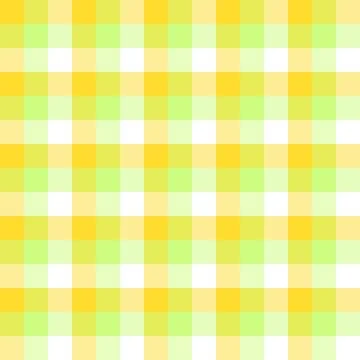 Seamless checkered pattern in pastel yellow and green colours. Stock Illustration