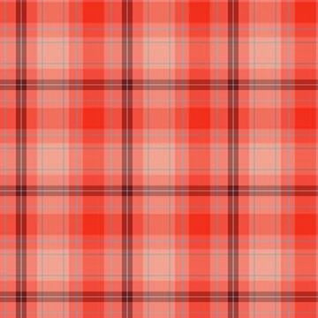 Seamless checkered pattern in red, beige and blue colors, print for plaid, .. Stock Illustration