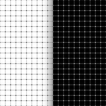 Seamless checkered square background. Collection of two options. Vector texture Stock Illustration