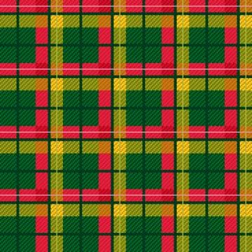 Seamless checkered vector bright pattern Stock Illustration