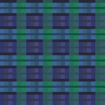 Seamless checkered vector dark pattern Stock Illustration