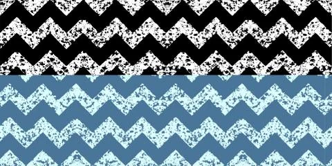 Seamless chevron geometric pattern retro vintage Zigzag lines background Stock Illustration