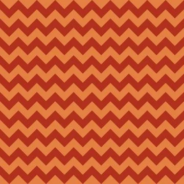 Seamless chevron pattern, autumn orange colors. Vector illustration Stock Illustration